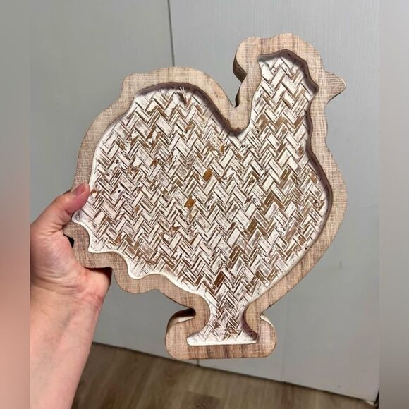 Farmhouse Decor Rooster Wood - Picture 1 of 1